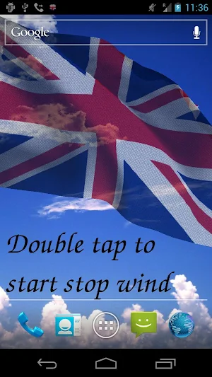UK Flag Live Wallpaper screenshot 1