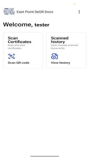 East Point SeQR Scan Screenshot 3