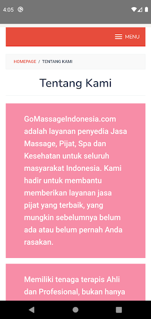 Go Massage Indonesia Screenshot 3
