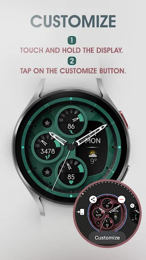 Dream 116 - Analog watch face Screenshot 3