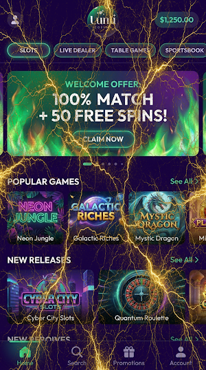 Lumi Casino Screenshot 1