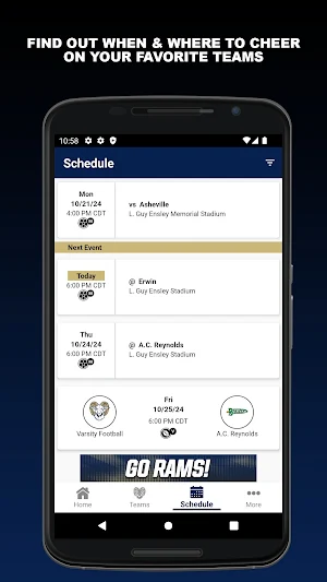 TC Roberson Athletics Screenshot 1