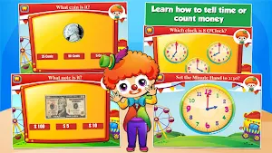 Second Grade Games: Circus Fun Screenshot 2