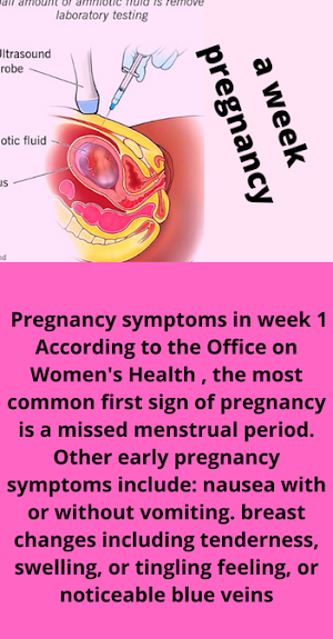 a week pregnancy Screenshot 0