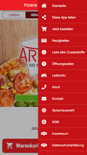 Pizzeria Artuso Koblenz Screenshot 2