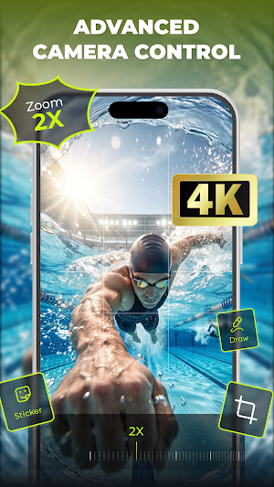 Digital 4K Camera - HD Selfie Screenshot 1