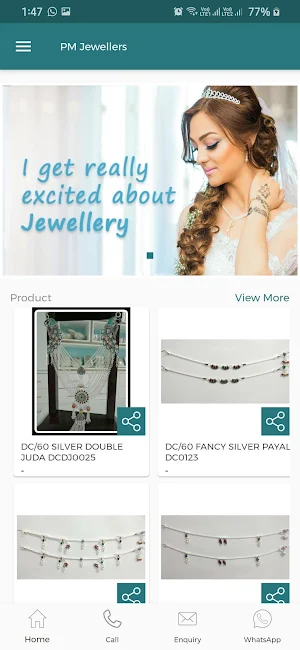 PM Jewellers - Silver Jewellery and Article App Screenshot 1