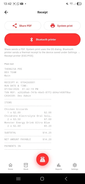 Thengisa POS Screenshot 2