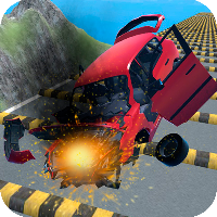 Car VS Speed Bump Car Crash