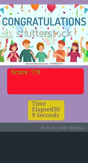 Math Quiz Screenshot 2