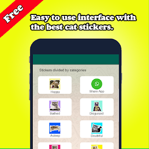 Best Cat Stickers for Chat WAStickerApps 2020 Screenshot 1