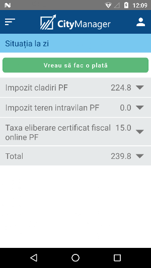 City Manager App Screenshot 1