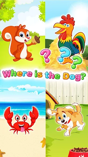 Cute animal pictures & animal sounds / noises Screenshot 1