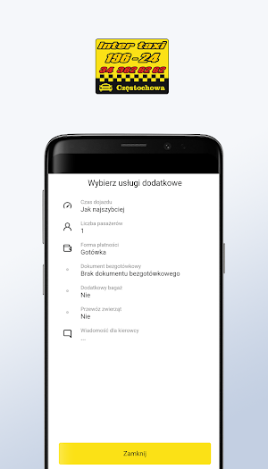 Inter Taxi Częstochowa Screenshot 3