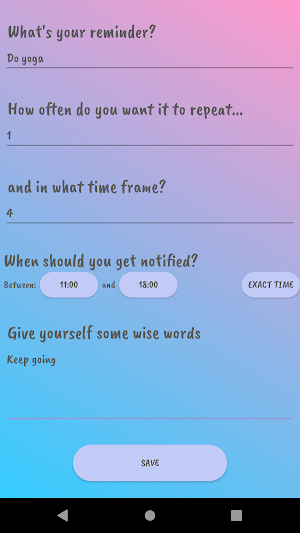 Random Reminders Screenshot 2