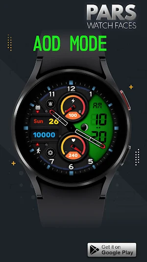 Pars Hybrid Watch Face Screenshot 2