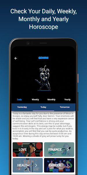 Daily Horoscope Screenshot 2