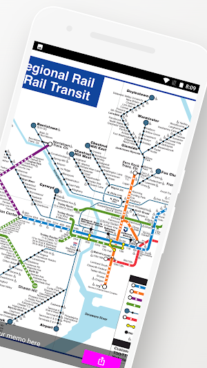 Philadelphia Bus Subway Map Screenshot 1