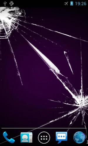Cracked Screen Live Wallpaper (Simulation) Screenshot 2