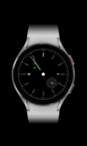 Blackand Copper Watch Face Z81 Screenshot 1