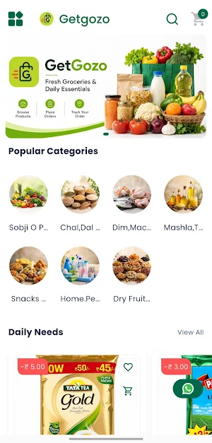 Getgozo: Fresh Groceries Screenshot 0