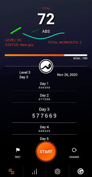 300 Abs workout plan BeStronger New Screenshot 0