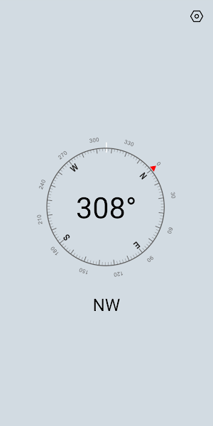 Simple compass: find north Screenshot 1