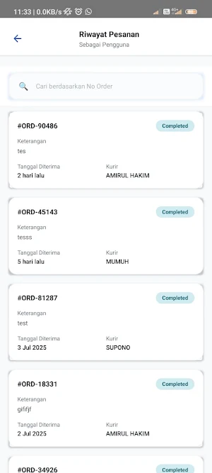 Kurir App Service Screenshot 0
