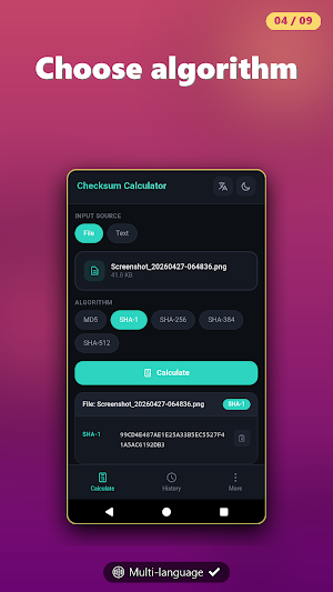 Checksum Calculator Screenshot 3