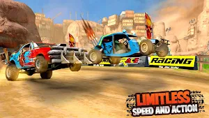 Superhero Car Racing Challenge Screenshot 1