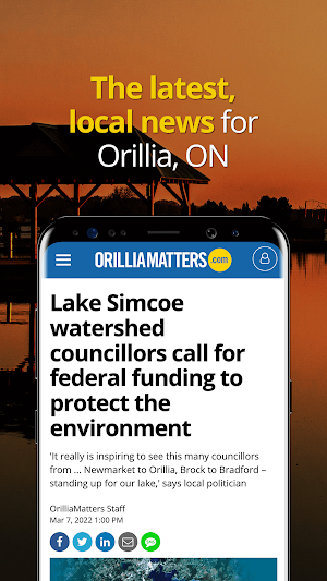 OrilliaMatters.com Screenshot 0