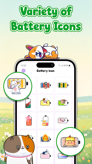 Emoji Battery & Status Bar Screenshot 1