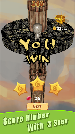 Mummy Fall - Casual Jump Game Screenshot 3