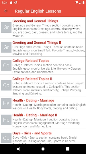 English Listening & Speaking Screenshot 1