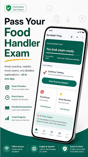 ServSafe Food Handler Prep Screenshot 0