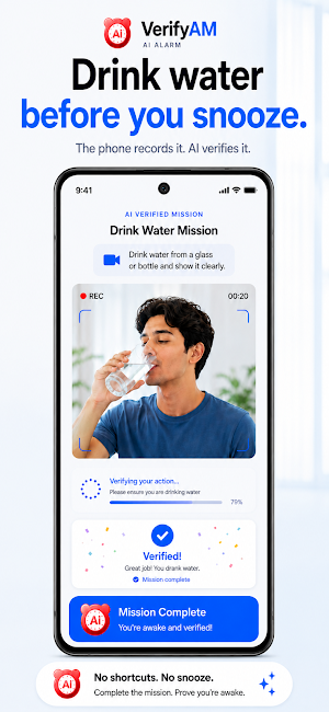 Verifyam:AI Video Task Alarm Screenshot 3