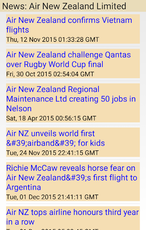 New Zealand Stock Market Screenshot 3