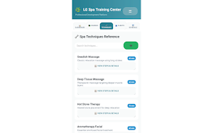 LG Spa Training Center Screenshot 1