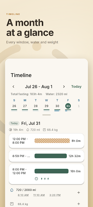 Dawnwell: Fasting Timer Screenshot 2