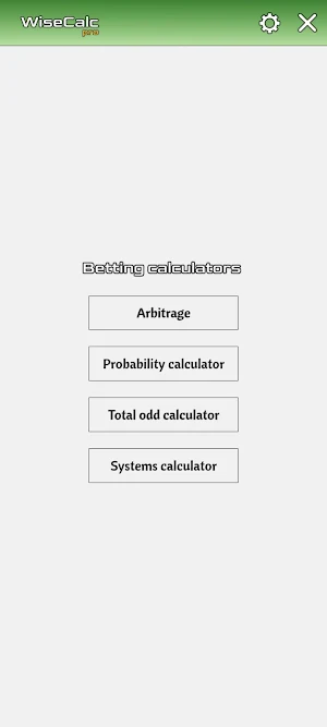 WiseCalc Pro: Bet Calculator Screenshot 0
