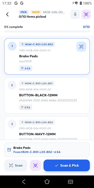 Myflowsoft WMS Screenshot 2