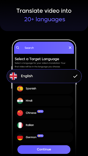 Dub AI Video Translator Screenshot 2