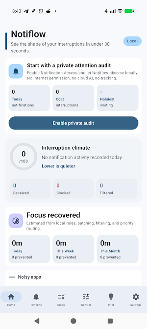 Notiflow Screenshot 0