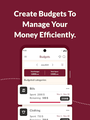 Plan Budget - Expense Manager Screenshot 3