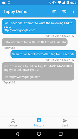 Tappy NFC Reader Screenshot 0