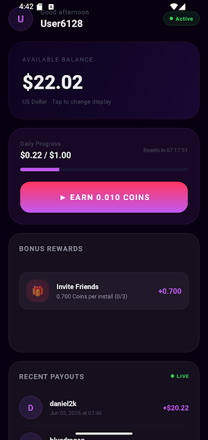 Get Money Watching Ads Screenshot 1