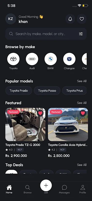 KP Wheel: Buy Sell Cars Screenshot 0
