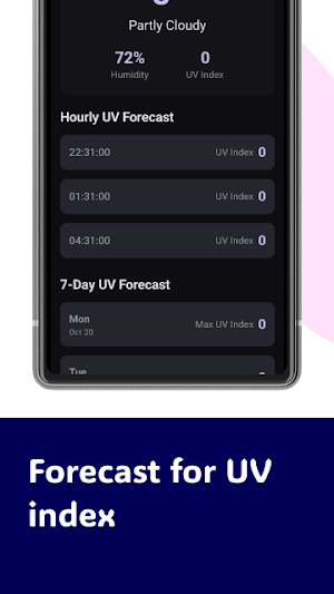 Weather. UV Index and Forecast Screenshot 2