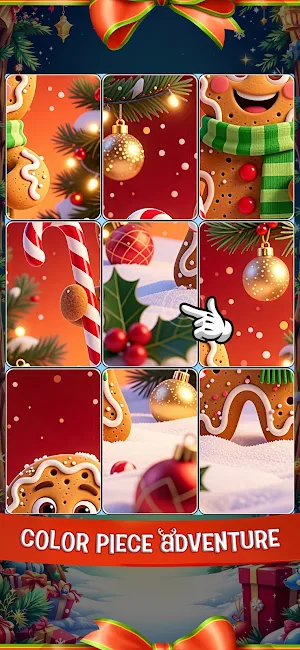 Jigsolitaire Christmas Screenshot 1