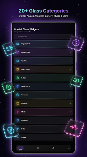Crystal Glass Widget Pro Screenshot 0